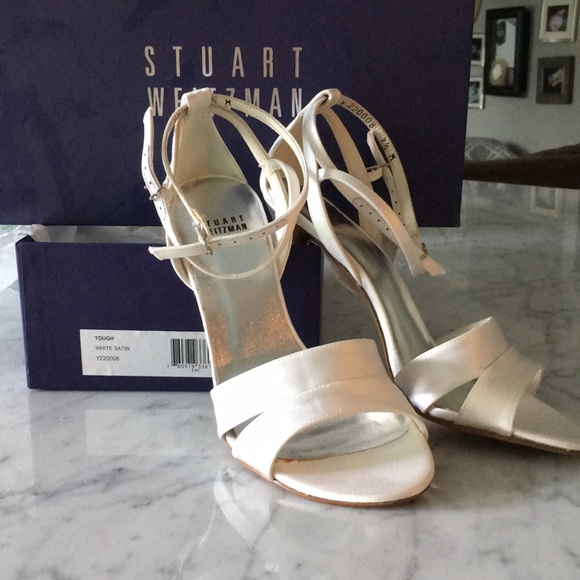 stuart weitzman satin shoes